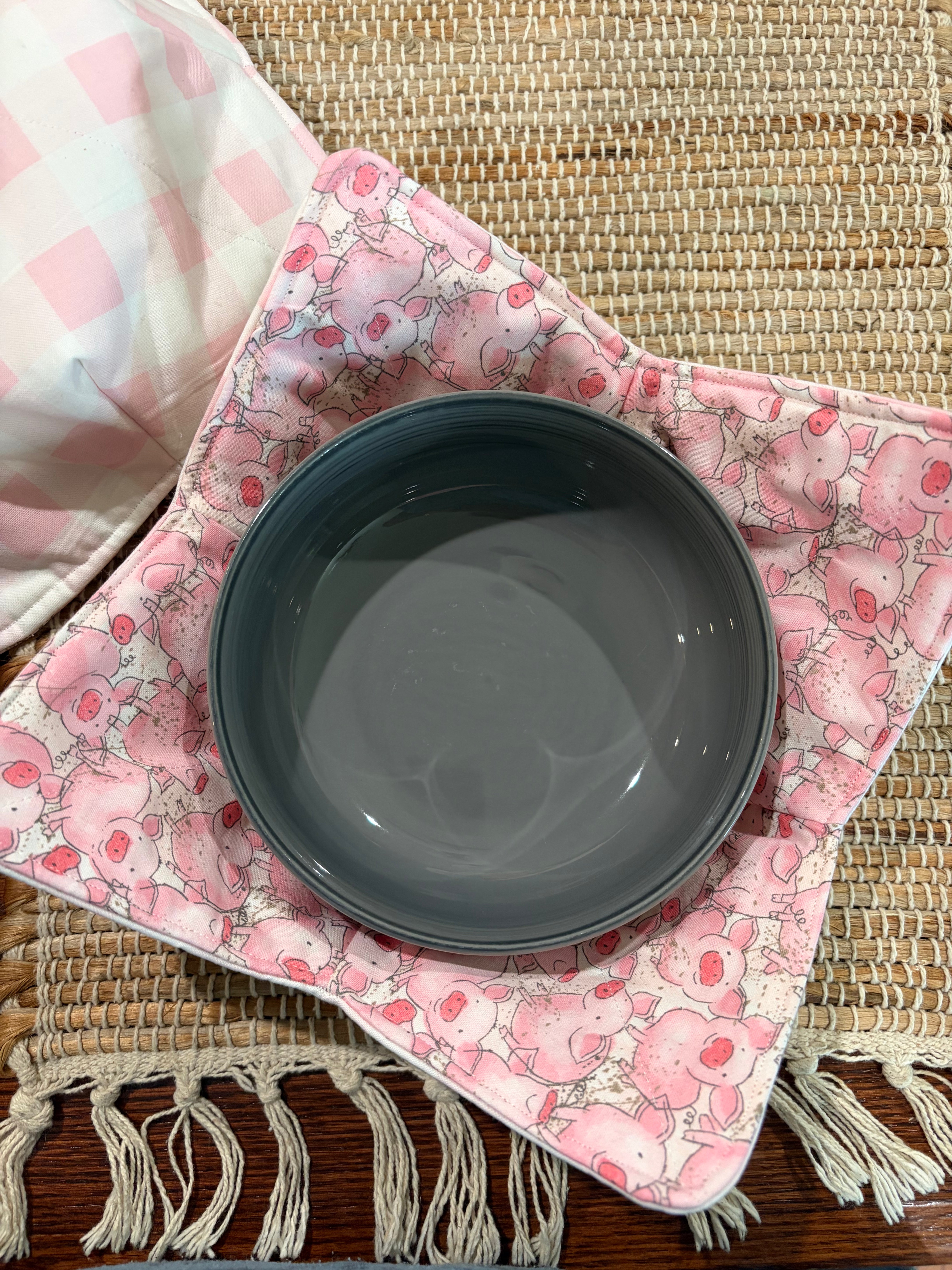 Microwavable bowl cozy