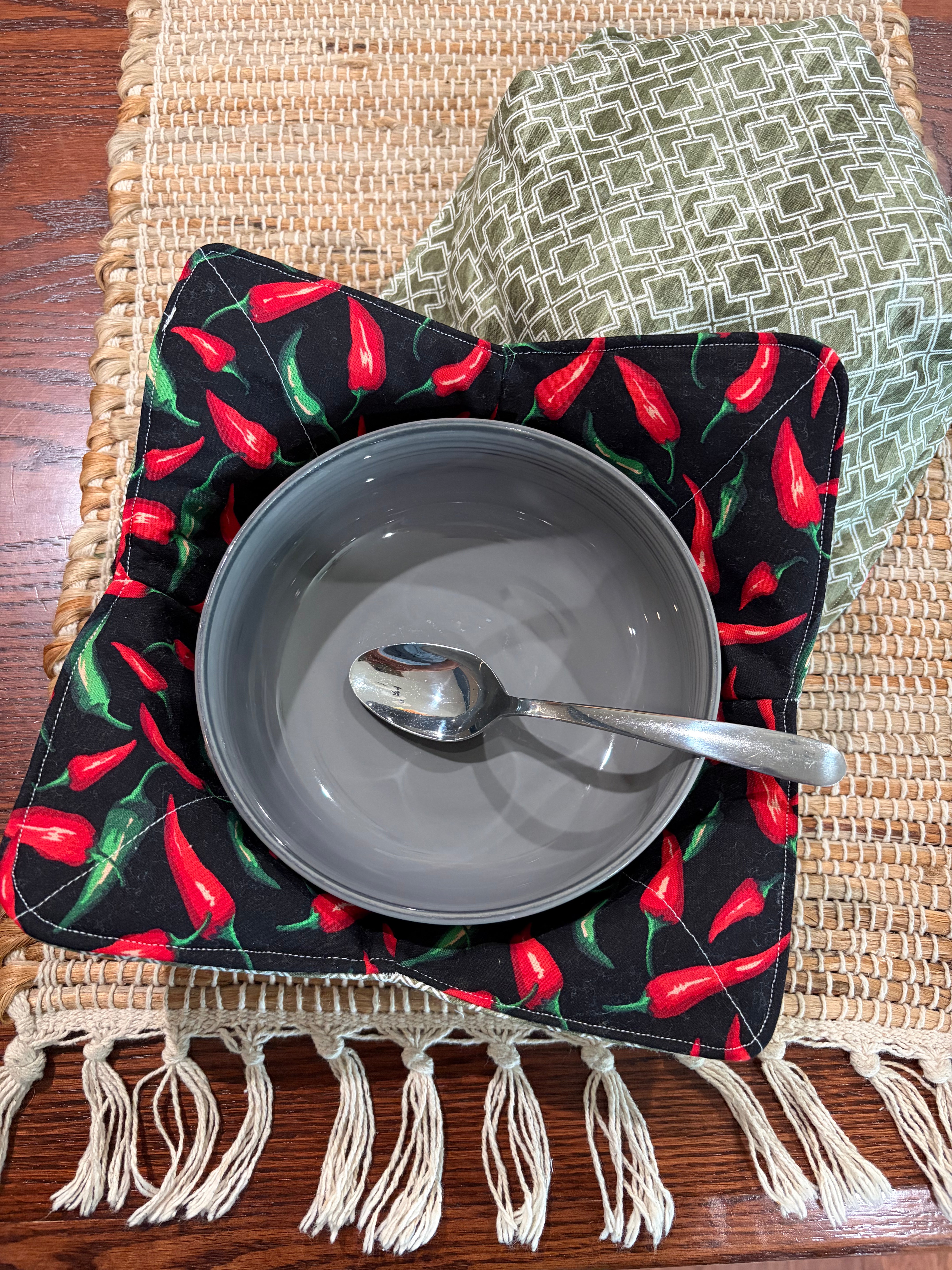 Microwaveable bowl cozy’s