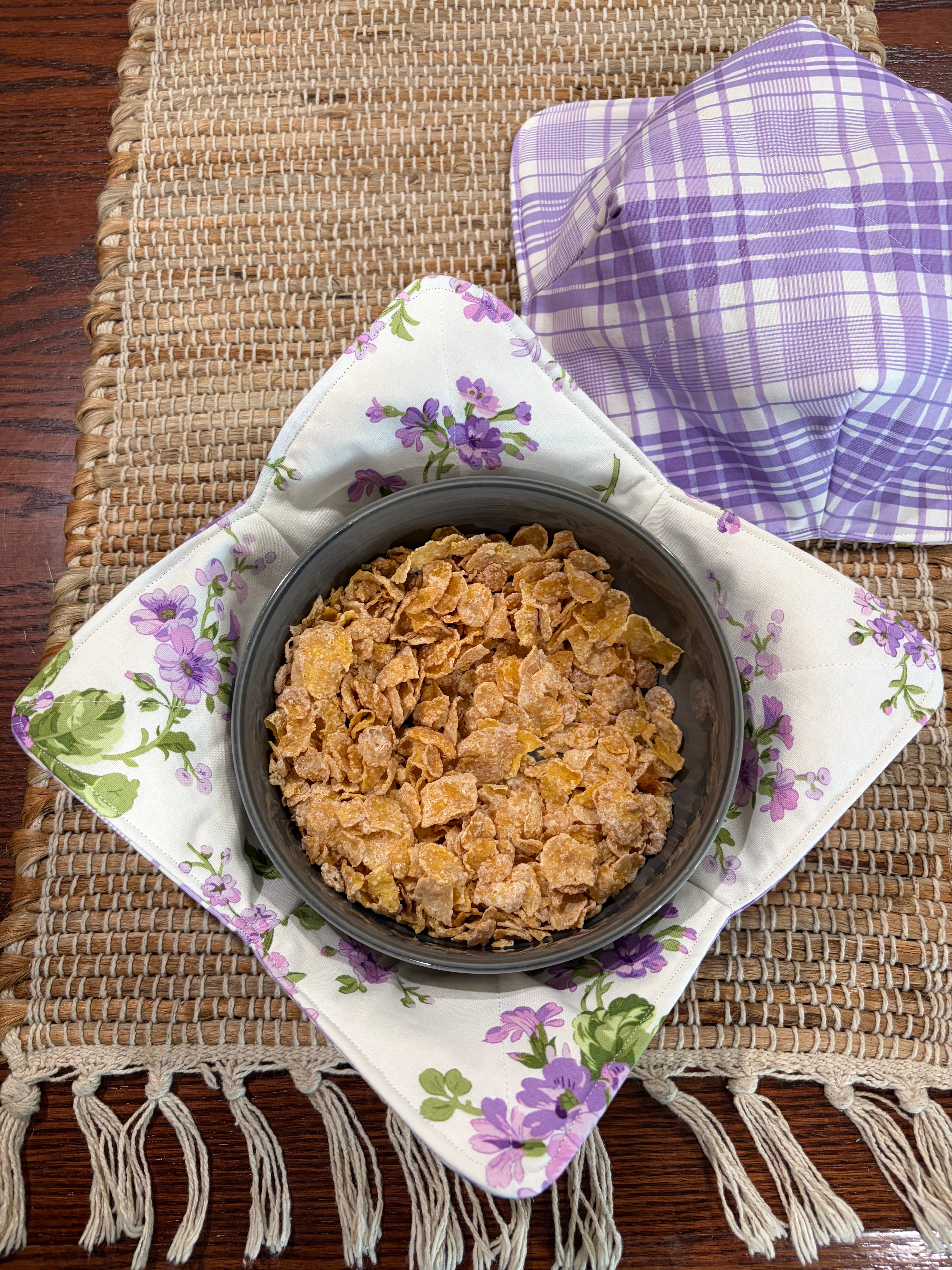Microwaveable bowl cozy’s